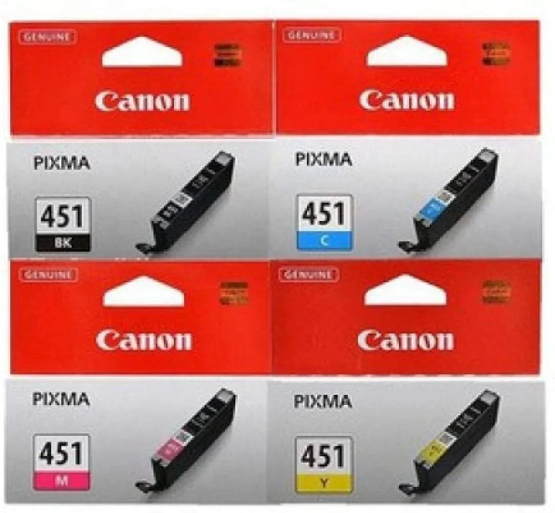 Canon CLI-451 BK/C/M/Y Ink Cartridge Set - eBuy UAE